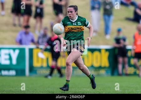 May 28th, 2023, Mallow, Ireland - Munster Ladies Gaelic Football Senior Final: Cork 5:14 - Kerry 2:17 Stock Photo