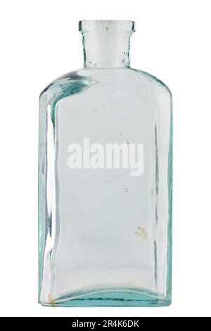 Old west whiskey bottle isolated on white background Stock Photo - Alamy