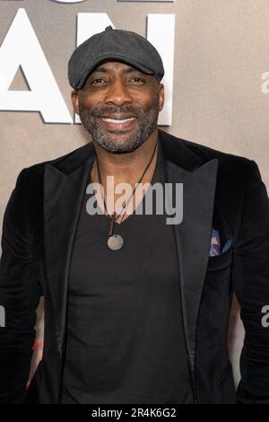 Guests attend the Big George Foreman gala screening at Ham Yard Hotel Featuring: Johnny Nelson Where: London, United Kingdom When: 26 Apr 2023 Credit: Phil Lewis/WENN Stock Photo