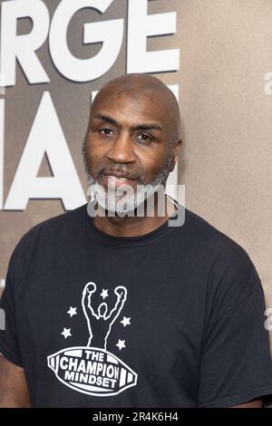 Guests attend the Big George Foreman gala screening at Ham Yard Hotel Featuring: Derek Williams Where: London, United Kingdom When: 26 Apr 2023 Credit: Phil Lewis/WENN Stock Photo