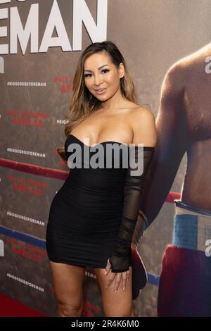 Guests attend the Big George Foreman gala screening at Ham Yard Hotel Featuring: AJ Bunker Where: London, United Kingdom When: 26 Apr 2023 Credit: Phil Lewis/WENN Stock Photo