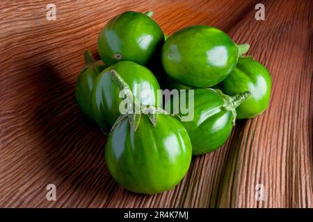 Solanum gilo, Scarlet eggplant, for sale, Stock Video