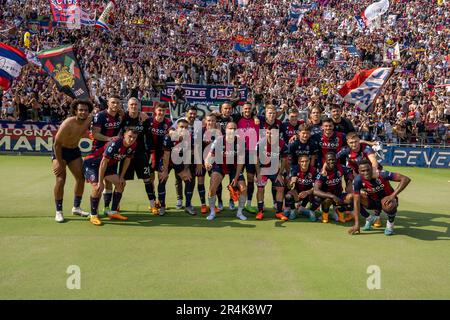 Bologna, Italy. 28th May, 2023. Team (Bologna) during the Italian 'Serie A' match between Bologna 2-2 Napoli at Renato Dall Ara Stadium on May 28, 2023 in Bologna, Italy. Credit: Maurizio Borsari/AFLO/Alamy Live News Credit: Aflo Co. Ltd./Alamy Live News Stock Photo