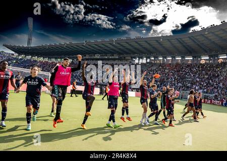 Bologna, Italy. 28th May, 2023. Team (Bologna) during the Italian 'Serie A' match between Bologna 2-2 Napoli at Renato Dall Ara Stadium on May 28, 2023 in Bologna, Italy. Credit: Maurizio Borsari/AFLO/Alamy Live News Credit: Aflo Co. Ltd./Alamy Live News Stock Photo