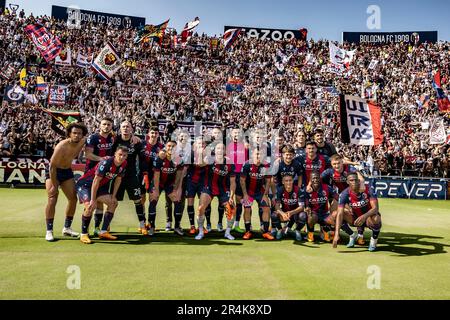 Bologna, Italy. 28th May, 2023. Team (Bologna) during the Italian 'Serie A' match between Bologna 2-2 Napoli at Renato Dall Ara Stadium on May 28, 2023 in Bologna, Italy. Credit: Maurizio Borsari/AFLO/Alamy Live News Credit: Aflo Co. Ltd./Alamy Live News Stock Photo