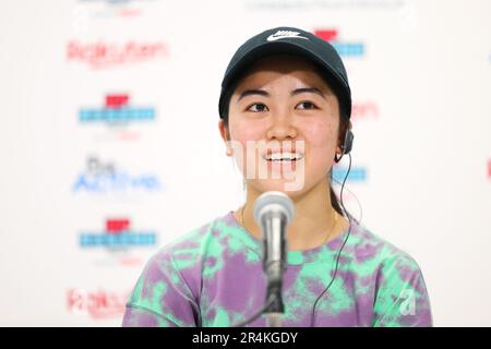 Tokyo, Japan. 27th May, 2023. Funa Nakayama (JPN) Skateboarding : 2023 UPRISING TOKYO Press Conference at Ariake Arena in Tokyo, Japan . Credit: Naoki Morita/AFLO SPORT/Alamy Live News Stock Photo