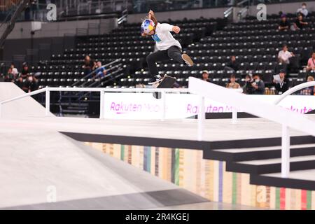 Tokyo, Japan. 27th May, 2023. Yumeka Oda (JPN) Skateboarding : 2023 UPRISING TOKYO Women's Skateboard Street Semi-Final at Ariake Arena in Tokyo, Japan . Credit: Naoki Morita/AFLO SPORT/Alamy Live News Stock Photo