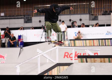 Tokyo, Japan. 27th May, 2023. Yuto Horigome (JPN) Skateboarding : 2023 UPRISING TOKYO Men's Skateboard Street Semi-Final at Ariake Arena in Tokyo, Japan . Credit: Naoki Morita/AFLO SPORT/Alamy Live News Stock Photo