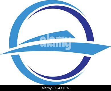 Boat or Ship Logo icon design. Stock Vector