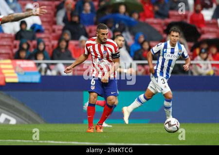 Madrid, Spain. 28th May, 2023. Koke (Atletico) Football/Soccer : Spanish 'La Liga Santander' match between Club Atletico de Madrid 2-1 Real Sociedad at the Estadio Civitas Metropolitano in Madrid, Spain . Credit: Mutsu Kawamori/AFLO/Alamy Live News Stock Photo