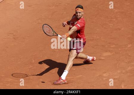 Jiri Vesely of Czech Republic during day 1 of the 2023 French Open, Roland-Garros 2023, second Grand Slam tennis tournament of the year, on May 28, 2023 at stade Roland-Garros in Paris, France - Photo: Jean Catuffe/DPPI/LiveMedia Stock Photo