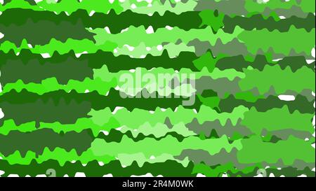 Green texture, simple background from minimalistic abstract multicolored bright blots, paint stains of protective khaki color. Vector illustration. Stock Vector