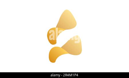 Potato chips vector illustration. Heap, salt. Stock Vector