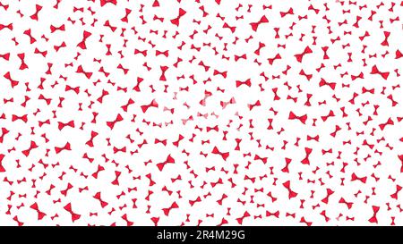 The texture is a seamless pattern with beautiful cheerful festive bright colored good bows bow ties. Vector illustration. The background. Stock Vector