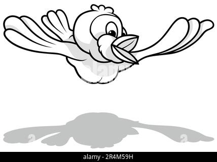 Bird Flying Outline Drawing Vector Images (over 11,000)