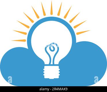 Cloud logo icon design illustration Stock Vector