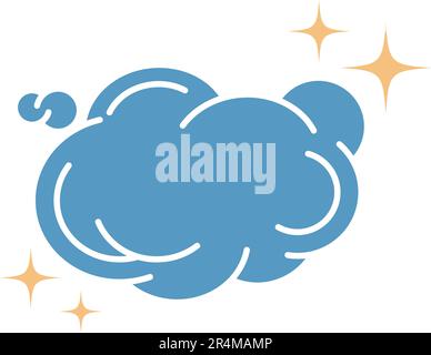 Cloud logo icon design illustration Stock Vector