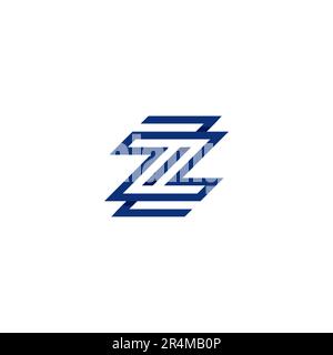 Z Logo Symbol Simple. ZZ Icon Design Stock Vector