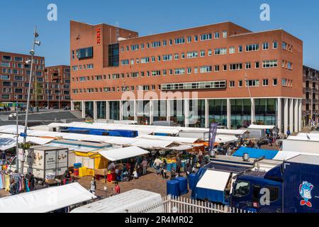 Amsterdam, The Netherlands, 26.05.2023, Day market at Anton de Komplein street in Amsterdam-Zuidoost Stock Photo
