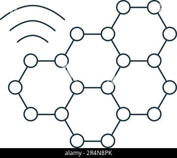 Smart grids icon. Monochrome simple sign from digitalization collection. Smart grids icon for logo, templates, web design and infographics. Stock Vector