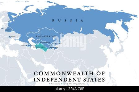 Map Of The International Economic Organization In Latin America ...