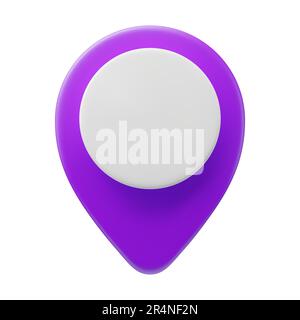 3d plastic Maps pin. Realistic geotag isolated on white background. Location Marker icon. Distance, position, road, search symbol. Color address label Stock Vector