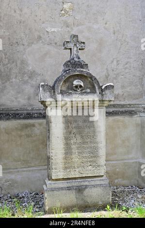Rust, Burgenland, Austria. Detailed view of the Fisherman's Church in Rust Stock Photo