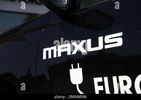 Maxus car dealership, Motala, Sweden. SAIC Maxus Automotive Co., Ltd ...