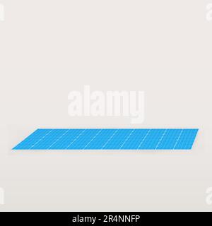 Blue Print Graphpaper isolated on white background. Stock Photo