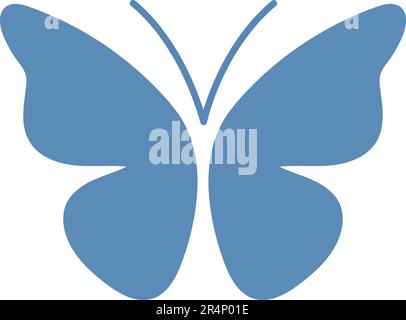 beautiful butterfly logo vector design Stock Vector