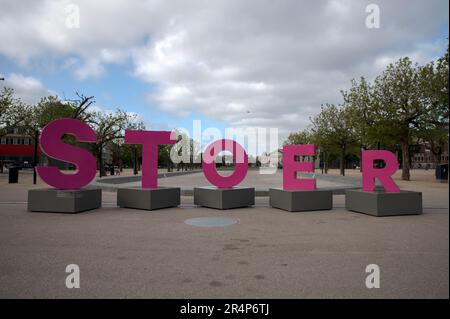 Billboard Stoer At The Museumplein Square At Amsterdam The Netherlands ...