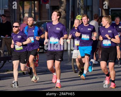 Prince Christian of Denmark, Count of Monpezat running in Royal run 2023 Stock Photo