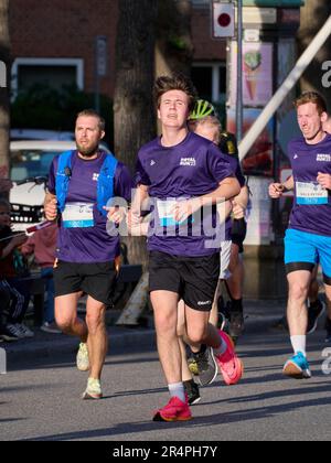 Prince Christian of Denmark, Count of Monpezat running in Royal run 2023 Stock Photo