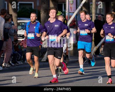 Prince Christian of Denmark, Count of Monpezat running in Royal run 2023 Stock Photo