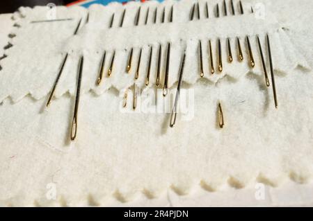 Wooden cotton reels hi-res stock photography and images - Alamy