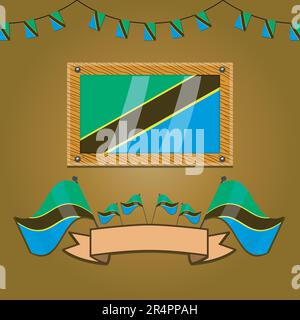 Flag of Tanzania - Vector illustration Stock Vector Image & Art - Alamy