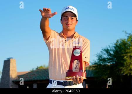 Florida Golfer Fred Biondi Holds The Champions Trophy After Winning The ...