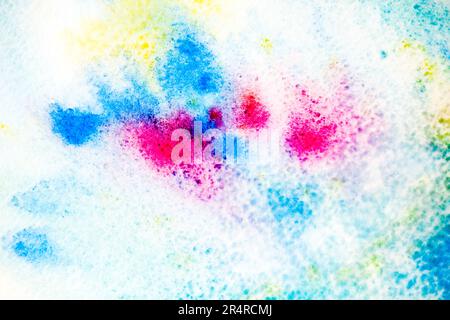 abstract hand drawn watercolor background Stock Photo