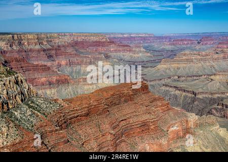 South Rim of the Grand Canyon in Springtime Stock Photo