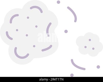Dust icon vector image. Stock Vector
