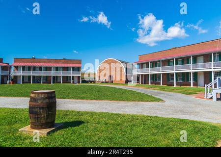 Fort McHenry National Monument in Baltimore, Maryland USA Stock Photo