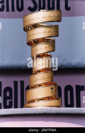 Giro d'Italia Trophy for road bicycle stage race, Italy 1990s Stock Photo