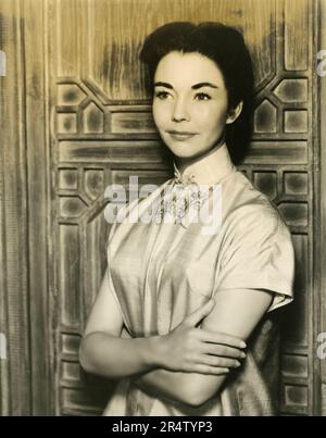 American actress Jennifer Jones in the movie Love Is a Many-Splendored Thing, USA 1955 Stock Photo