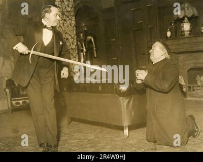 Scene from a Danish comedy from the 1930s, DK Stock Photo