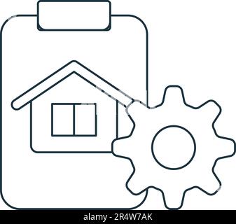 Blueprint icon. Monochrome simple sign from engineering collection. Blueprint icon for logo, templates, web design and infographics. Stock Vector