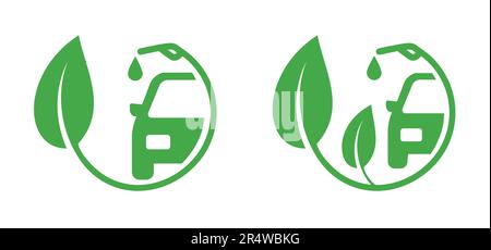 International, national biodiesel day or biofuel day. Cartoon gasoline with handle. Bio-fuel is fuel made from biomass. Bio fuels are available in sol Stock Photo