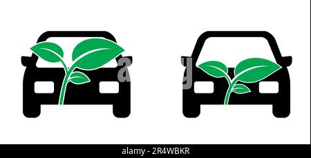 Biofuel or biodiesel day. Car filling pomp station, Biofuel is fuel made from biomass. Bio fuels are available in solid, liquid or gaseous form. Vecto Stock Photo