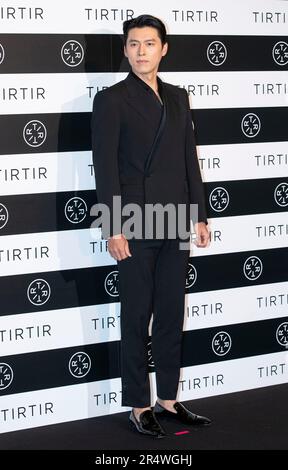 Seoul, South Korea. 30th May, 2023. South Korean actor Hyun Bin, attends a photocall for the Healthy Life Beauty brand TIRTIR event at the Banyan Tree Club &Spa Seoul in Seoul, South Korea on May 30, 2023. (Photo by Lee Young-ho/Sipa USA) Credit: Sipa USA/Alamy Live News Stock Photo