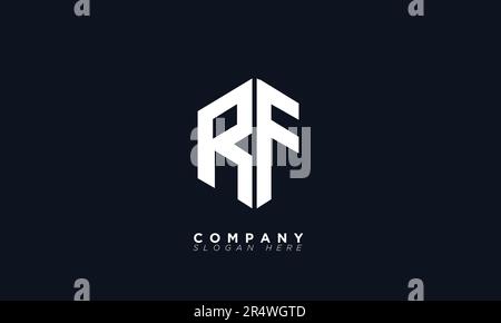 RF Alphabet letters Initials Monogram logo FR, R and F Stock Vector