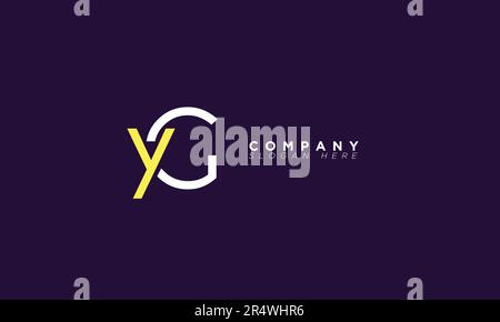 YG Alphabet letters Initials Monogram logo GY, Y and G Stock Vector
